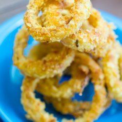 Oven Fried Onion Rings recipe