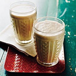 Peanut Butter, Banana, and Flax Smoothies recipe