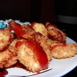 Coconut Shrimp With Guava Sweet and Sour Sauce recipe
