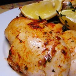 Roasted Chicken With Lemons and Thyme recipe