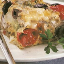 Cauliflower and Broccoli Tortino ( Frittata) recipe