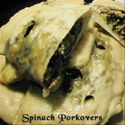 Spinach Porkovers recipe