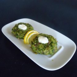 Baked Spinach and Cheese Ranch Potato Cakes #RSC recipe