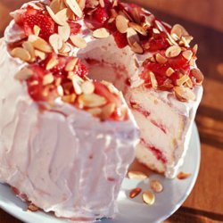 Strawberry Angel Cake recipe
