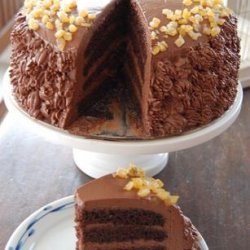 Orange Chocolate Ganache Cake recipe