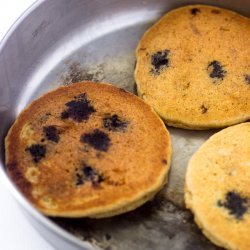 Whole Wheat Blueberry Pancakes recipe