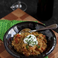 Tomato-Curry Lentil Stew recipe