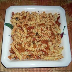 New Mexican Fire Roasted Tomato and Pepperoncini Pasta Sauce recipe