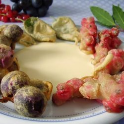 Fried Fruit With Bay Leaf Sauce recipe