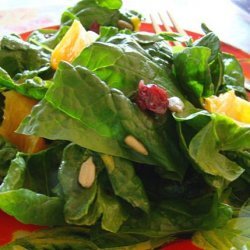 Sunflower Orange Spinach Salad recipe
