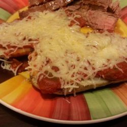 Pepperoni Pizza Topped Potatoes recipe