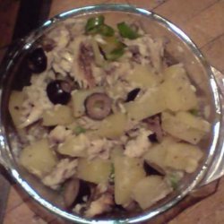 Smoked Wahoo Potato Salad recipe