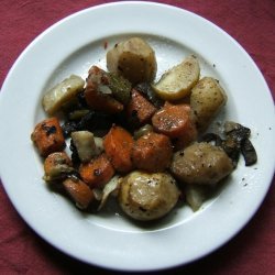 Olive Flavored Veggies With Potatoes recipe
