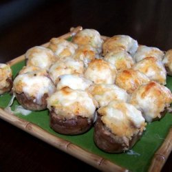 Crab or Shrimp Stuffed Mushrooms recipe