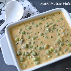 Methi Mutter Malai recipe