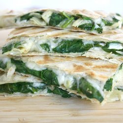 Spinach and Feta Quesadillas recipe