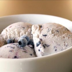 Blueberry Ice Cream (For Ice Cream Machine) recipe