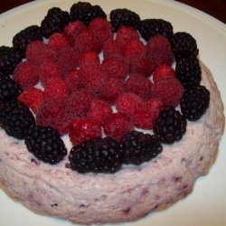 Crustless Blackberry Cheesecake recipe