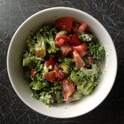 Quick Raw Broccoli Salad recipe