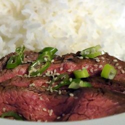 Asian Style Flank Steak recipe