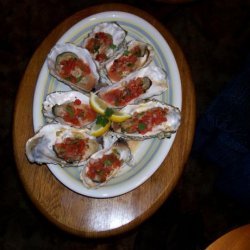 Beviers BBQ Oysters With Habanero Salsa recipe