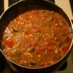 Don't Wait 'til the Weekend Super Easy Vegetable Beef Soup/Stoup recipe