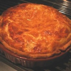 Swiss Cheese Quiche With Mushrooms & Onions recipe