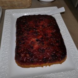 Easy Upside-Down Berry Cake recipe
