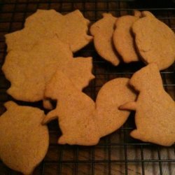 Holiday Gingerbread Cutout Cookies recipe