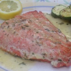 Grilled Sockeye Salmon With Tarragon Butter recipe