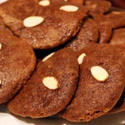 Double Chocolate Almond Cookies recipe