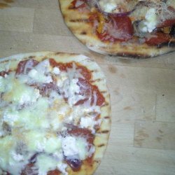 Pizza from the Grill With Oven-Roasted Tomato Sauce recipe