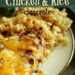 Cheesy Chicken and Rice Casserole recipe