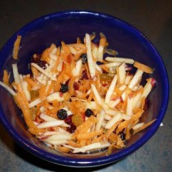Apple Carrot and Raisin Salad recipe