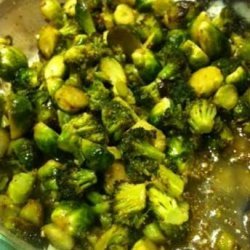 Roasted Broccoli and Brussel Sprouts recipe