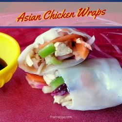 Asian Chicken Wraps recipe
