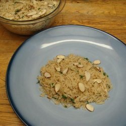 Rice Pilaf With Toasted Almonds recipe