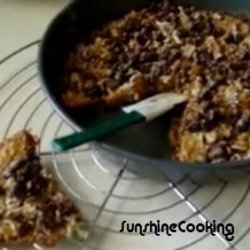 Solar Cooked Easy Five Layer Cookie Bar Triangles recipe