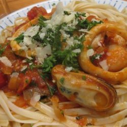 Tomato Seafood Marinara Pasta recipe