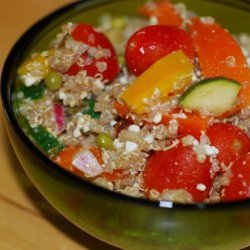 Feta & Oregano Quinoa Salad recipe