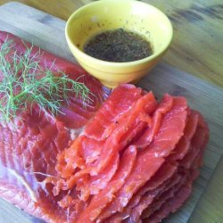 Gravlax (Fresh Salmon Marinated in Dill) recipe