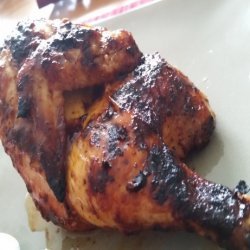 Chili-Rubbed Chicken With Barbecue  Mop  Sauce recipe