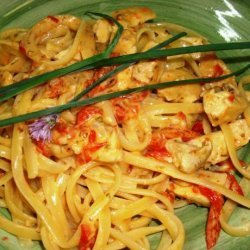 Rosemary Chicken Strips and Fettuccine recipe