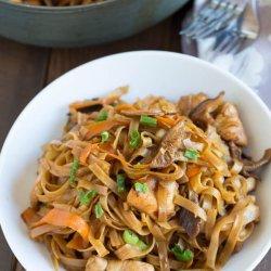 Thai noodles and chicken recipe