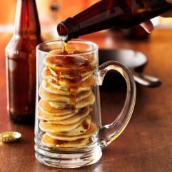 Beer and Bacon Mancakes recipe