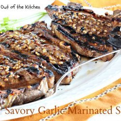 Savory Garlic Marinated Steaks recipe