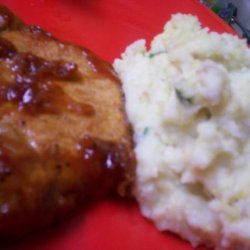Cornbread Mashed Potatoes With Spring Onions recipe