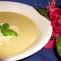 Creamy Courgette (Zucchini) or Cucumber Soup. recipe