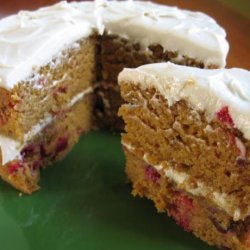 Pumpkin & Cranberry Spice Cake (Vegan or Not) recipe
