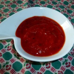 Roasted Red Bell Pepper and Basil Sauce recipe